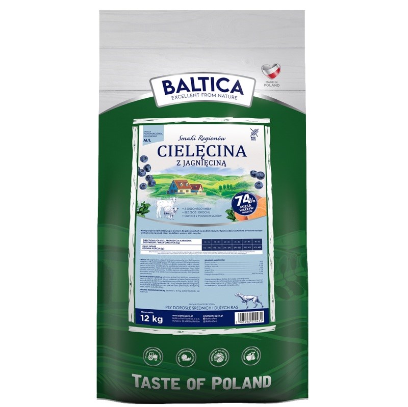 BALTICA SMAKI REGIONÓW Cielęcina z jagnięciną 12kg