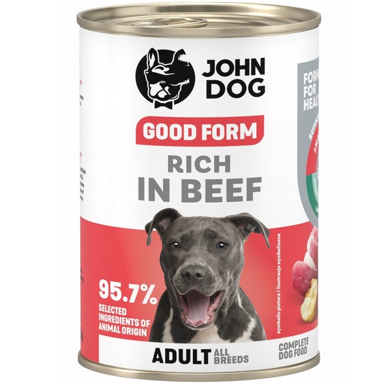 John Dog GOOD FORM DOROSŁY WOŁOWINĘ 400g