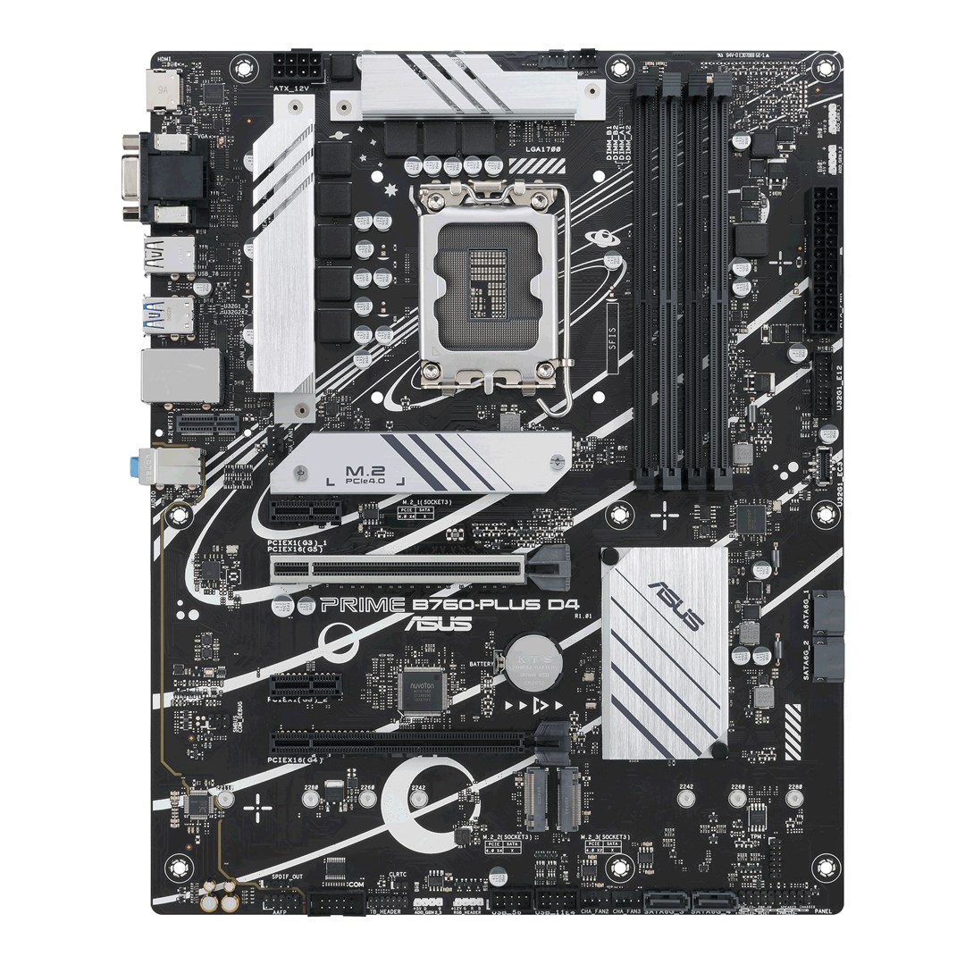 Płyta główna ASUS PRIME B760-PLUS D4 LGA 1700 — zdjęcie 1 z 5