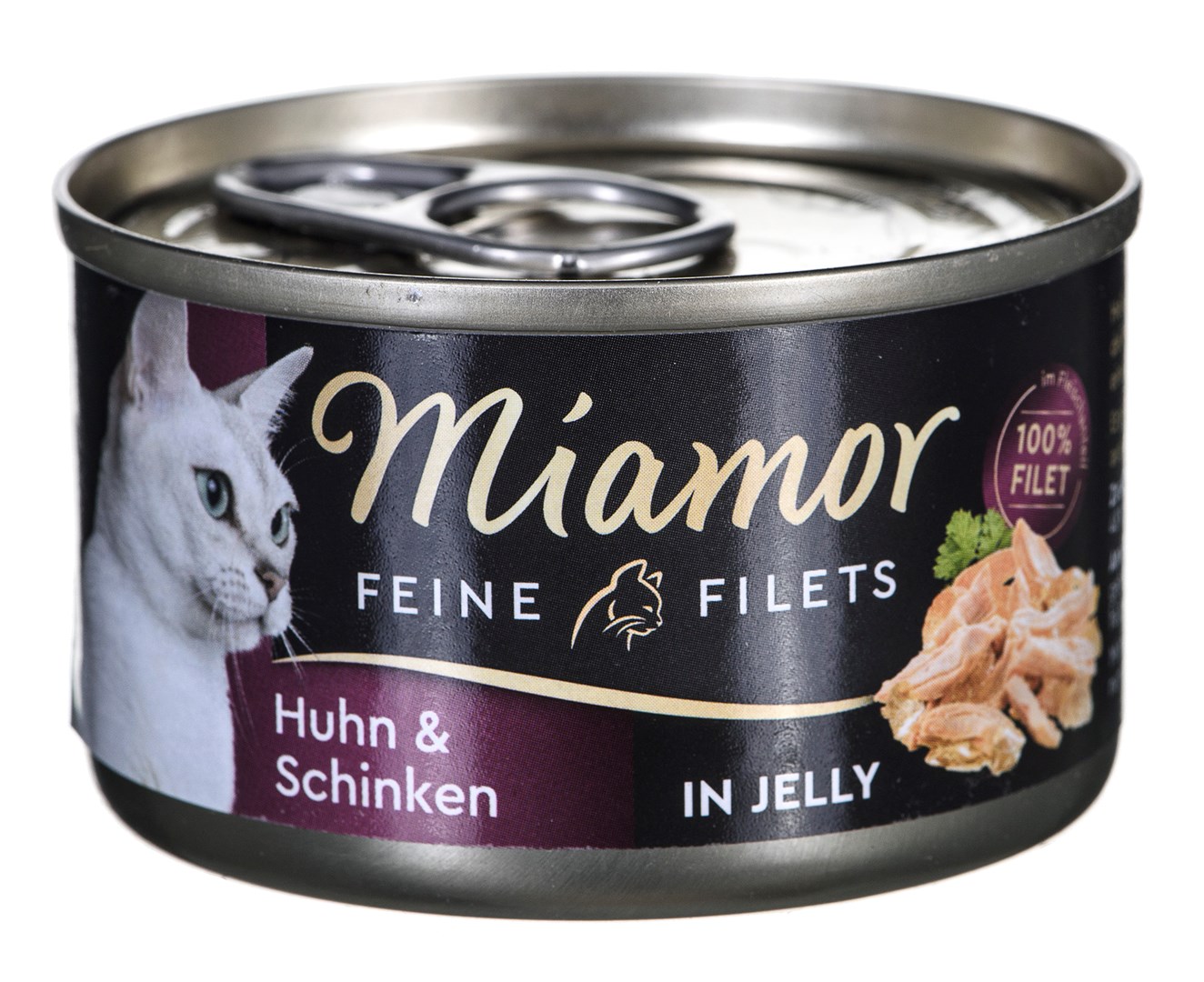 MIAMOR Feine Filets - Kura z Szynką i Ryżem 100g