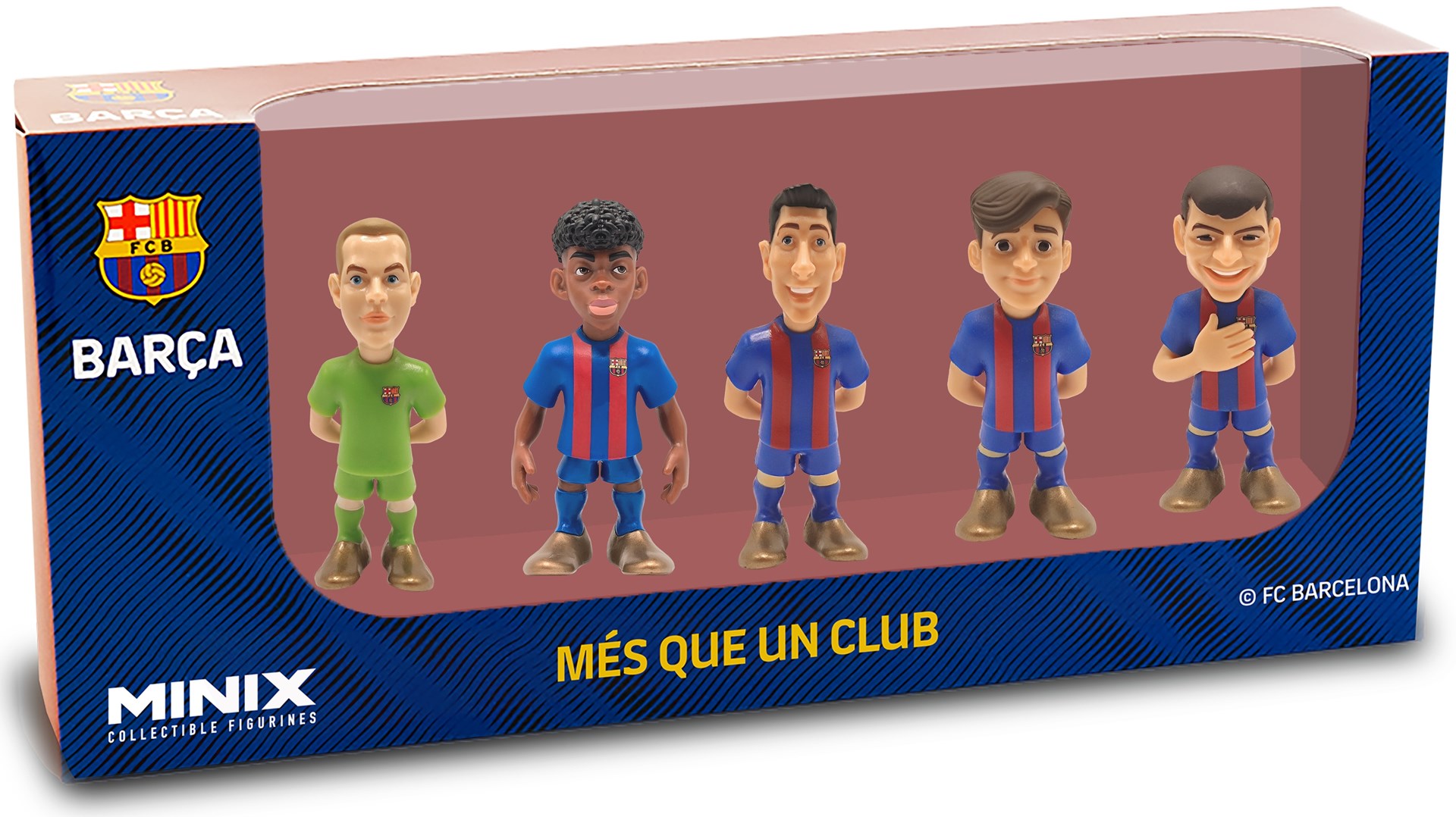 Zestaw 5 figurek FC Barcelona - 7 cm (edycja kolekcjonerska) — zdjęcie 1 z 6
