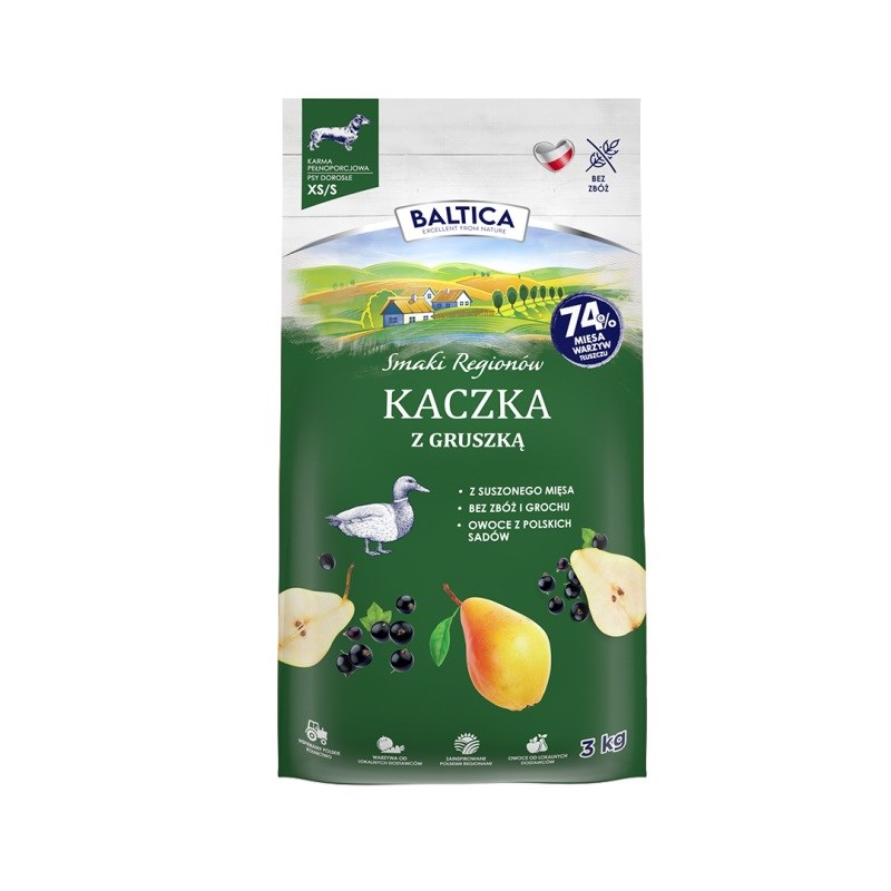 BALTICA SMAKI REGIONÓW Kaczka z gruszką XS/S 3kg — zdjęcie 1 z 2