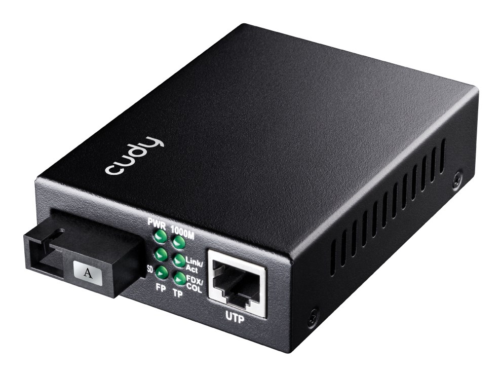 CUDY MC100GSB-40A Media konwerter czarny — zdjęcie 1 z 2