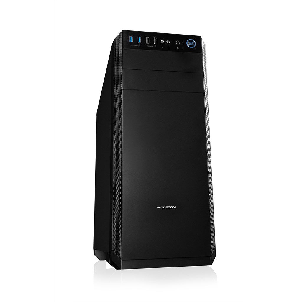 MODECOM OBERON PRO - Obudowa Komputerowa Czarna Midi Tower — zdjęcie 1 z 8