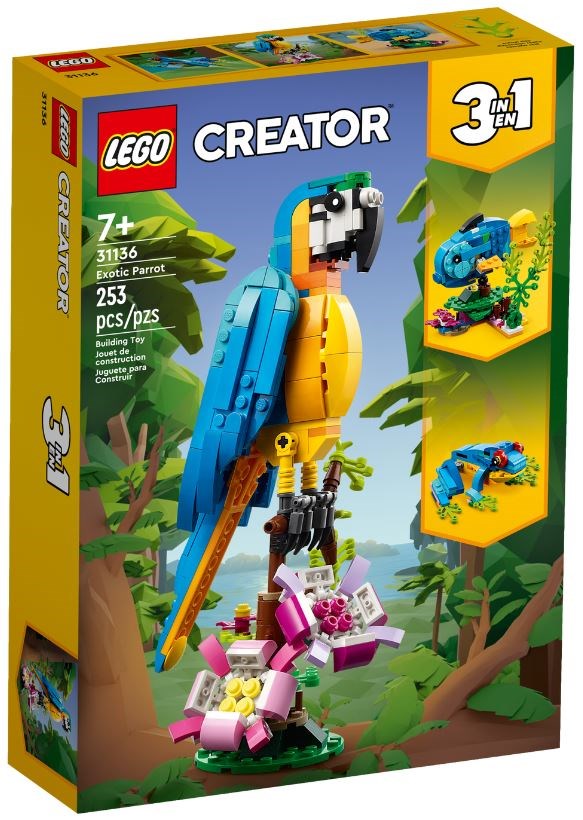 LEGO Creator 3w1 - Egzotyczna papuga 31136 — zdjęcie 1 z 8