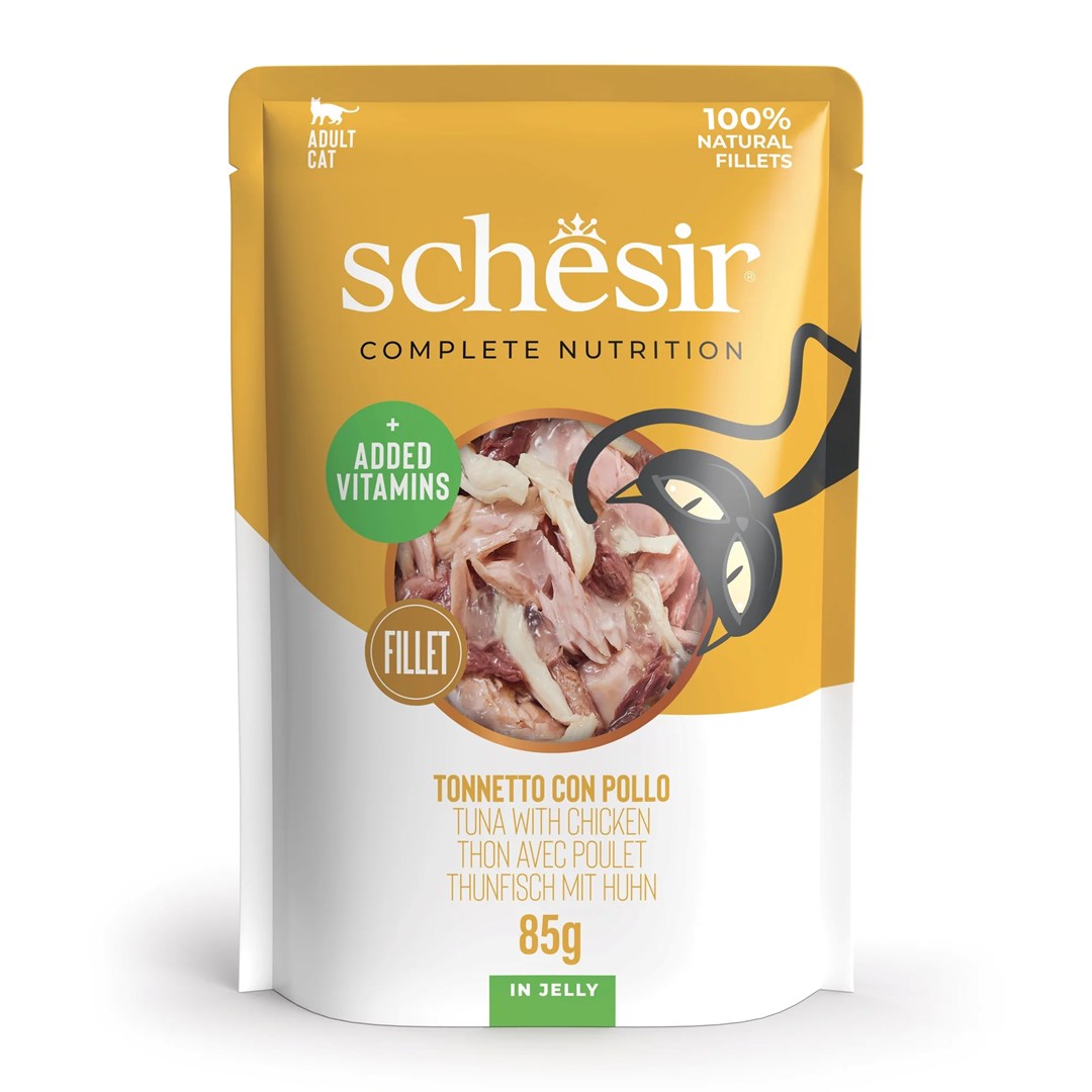 SCHESIR Adult Tuńczyk z Filecikami z Kurczaka 85g — zdjęcie 1 z 2