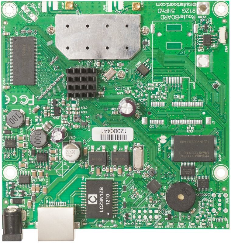 RouterBOARD Mikrotik RB911G-5HPnD - Płyta główna