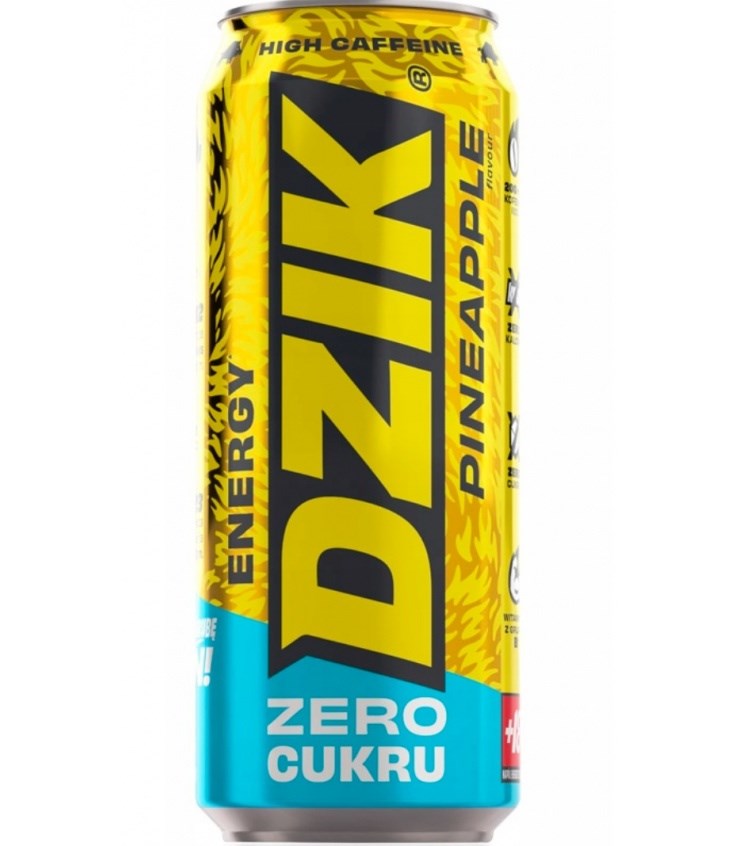 Napój energetyczny ananas DZIK - witaminy i pobudzenie