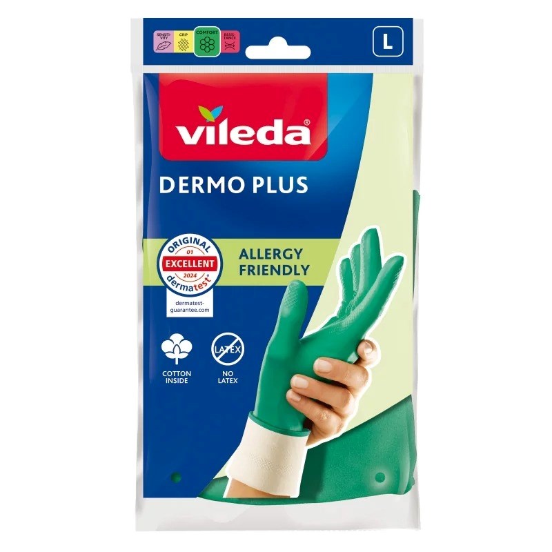 Rękawice Vileda Dermo Plus L - 2 szt.