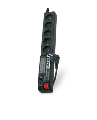 Listwa przeciwprzepięciowa HSK DATA ALP-ACAR504W, 1,5m — zdjęcie 1 z 2