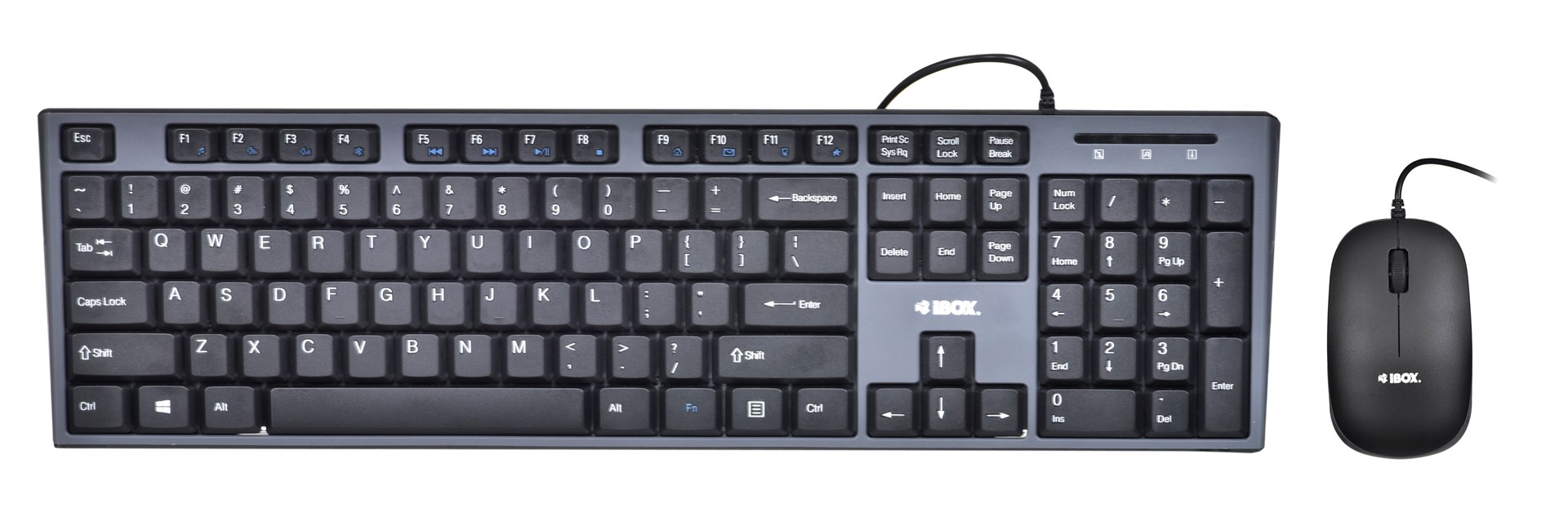 Zestaw klawiatura + mysz IBOX IKMS606 czarny — zdjęcie 1 z 7
