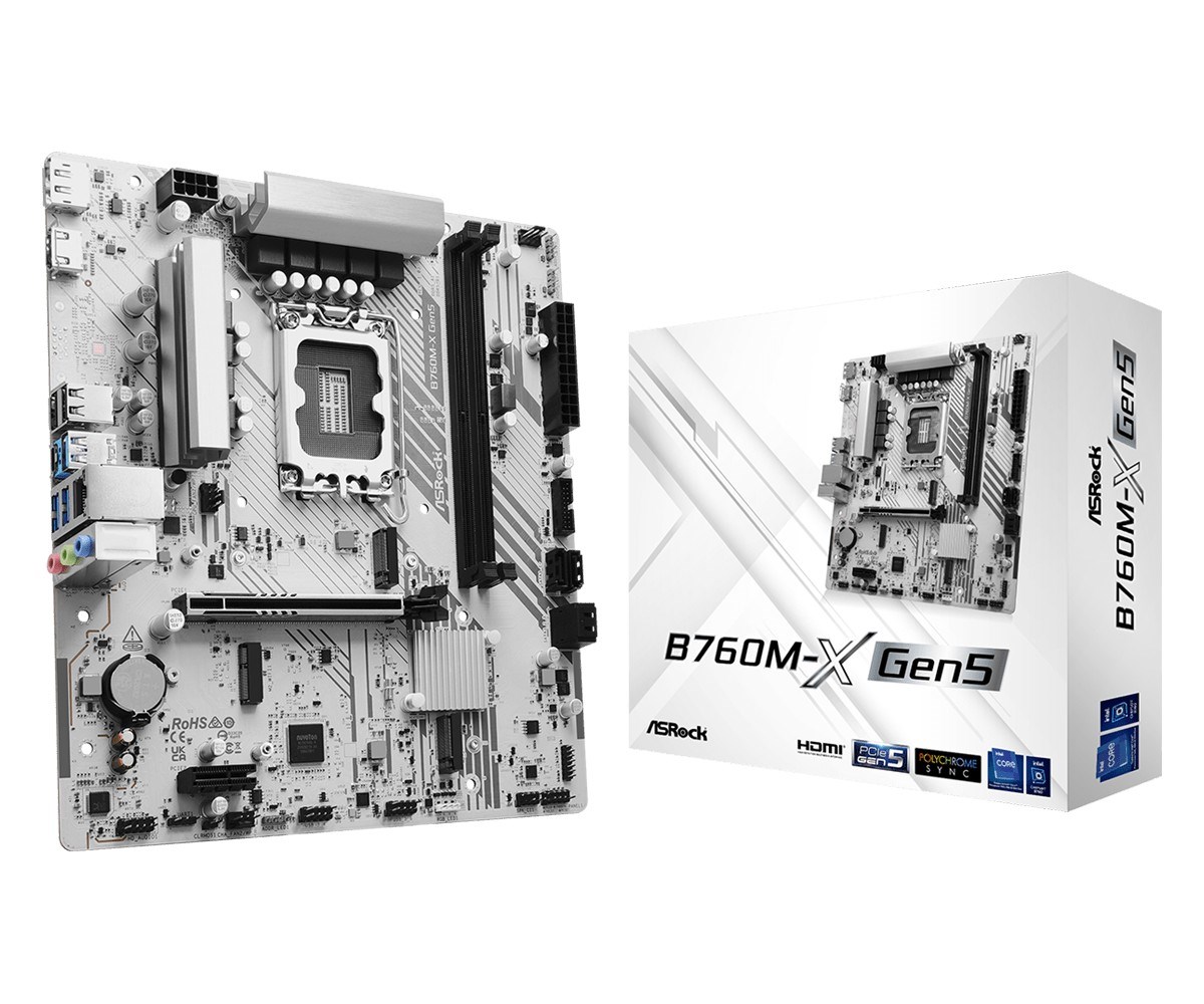 Płyta główna Asrock B760M-X GEN5 Socket 1700 — zdjęcie 1 z 5