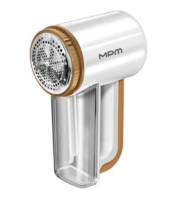 Golarka do ubrań MPM MMU-06 biała z LED — zdjęcie 1 z 4