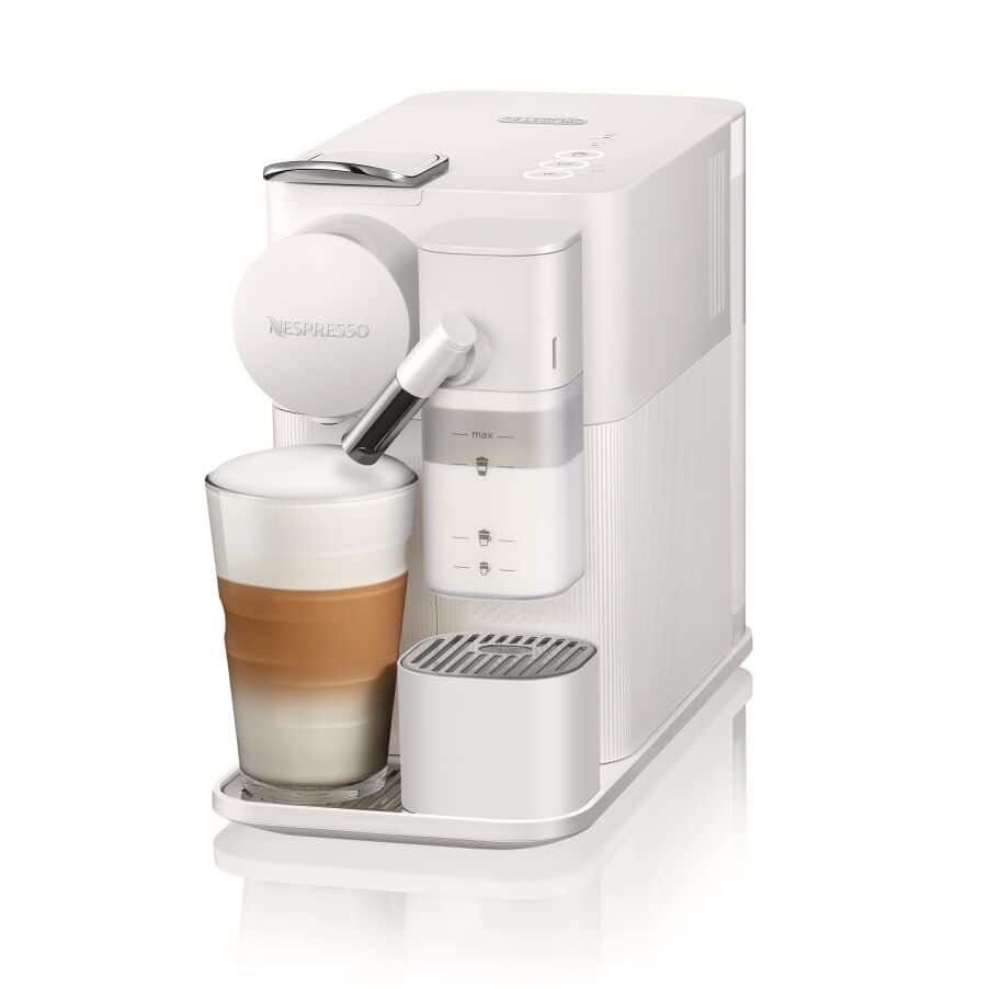 Ekspres do espresso DeLonghi EN510.W Lattissima One Evo, 1400W, biały — zdjęcie 1 z 7