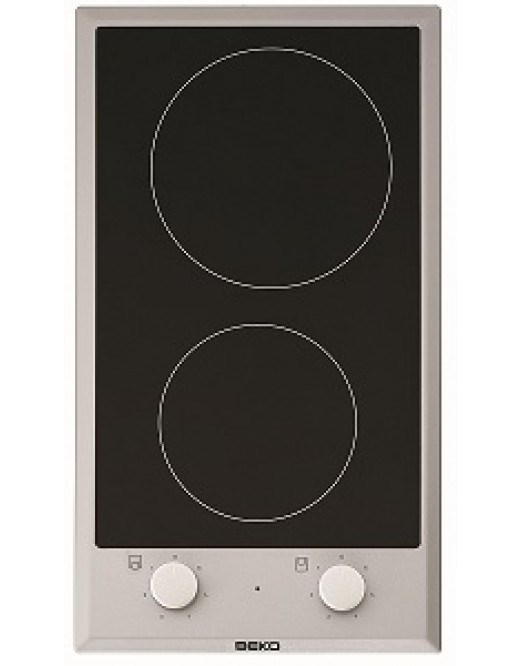 Płyta ceramiczna Beko HDCC 32200 X (2 pola grzejne; kolor inox) — zdjęcie 1 z 2