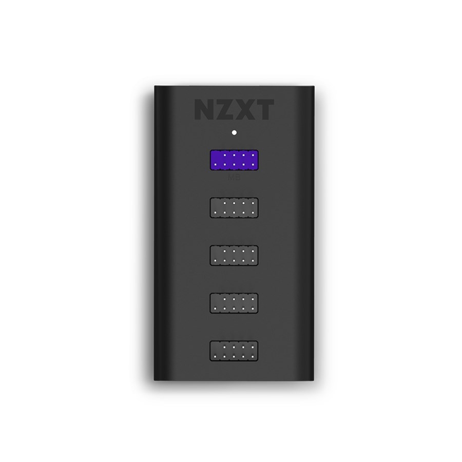 NZXT HUB USB 2.0 3 Generacja Czarny — zdjęcie 1 z 7
