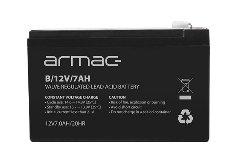 AKUMULATOR DO UPS 12V/7AH ARMAC B/12V/7AH — zdjęcie 1 z 2