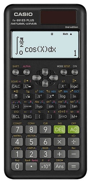 CASIO Kalkulator Naukowy FX-991ES PLUS 2, 12 Cyfrowy