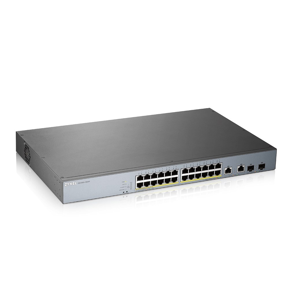 Switch Zyxel GS1350-26HP 26 Portów PoE 375W — zdjęcie 1 z 8