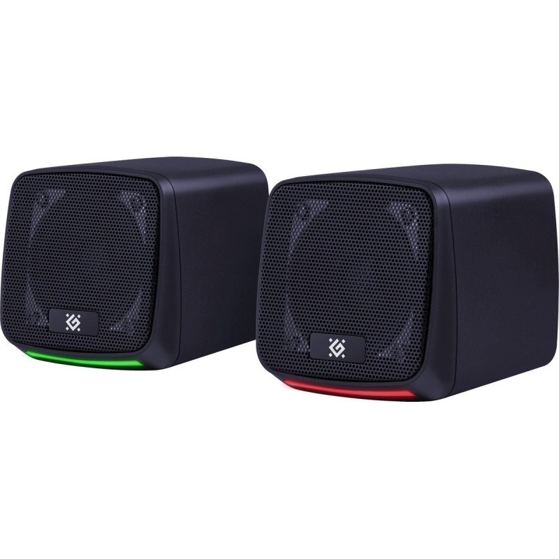 DEFENDER GŁOŚNIKI PC J3 2.0 6W LED USB CZARNE — zdjęcie 1 z 8