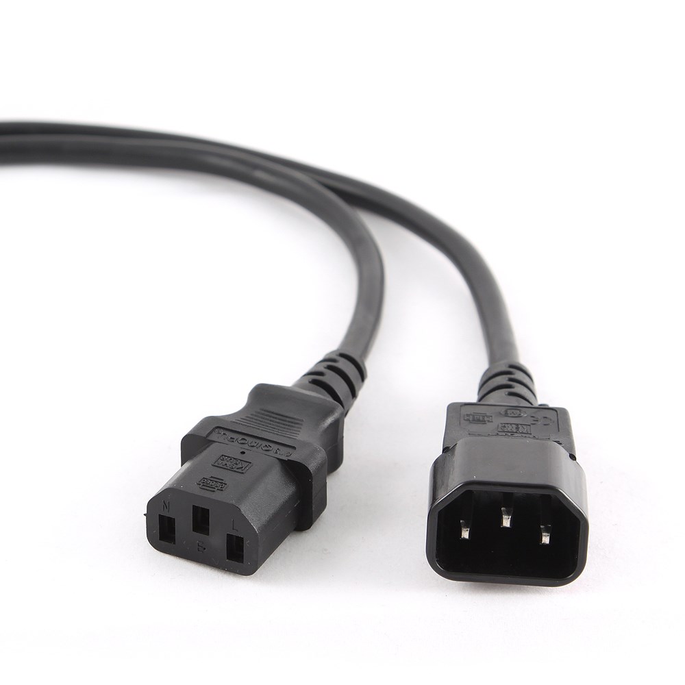 Kabel GEMBIRD PC-189, 1,8m, Czarny, C13-C14 — zdjęcie 1 z 4