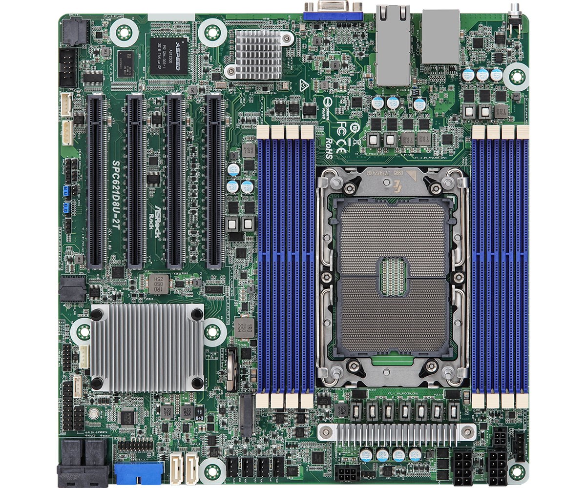 Płyta główna ASRock SPC621D8U-2T LGA4189 Intel Xeon — zdjęcie 1 z 4