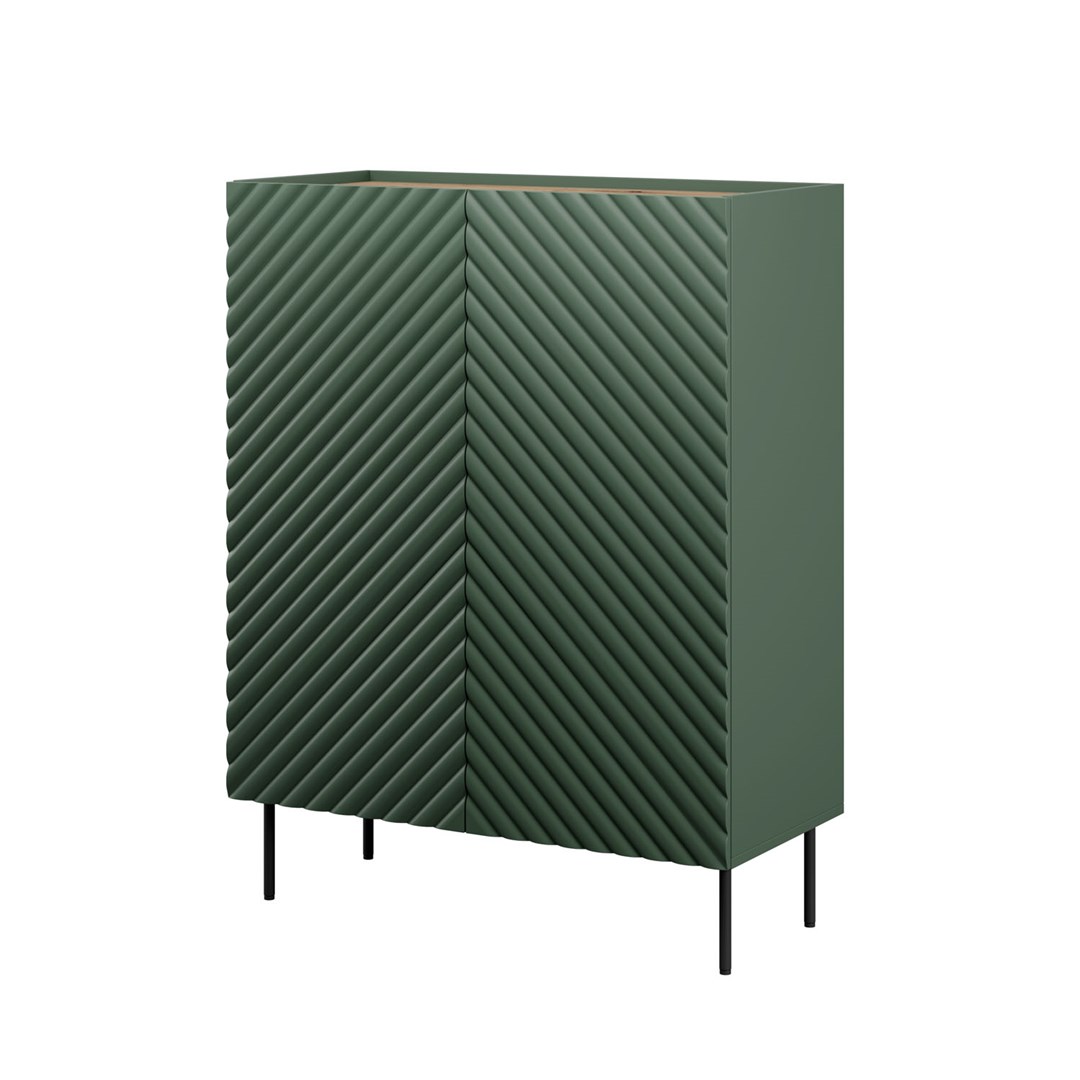 Regał 2D2SZ ONDA 98x45xH127 zieleń — zdjęcie 1 z 4