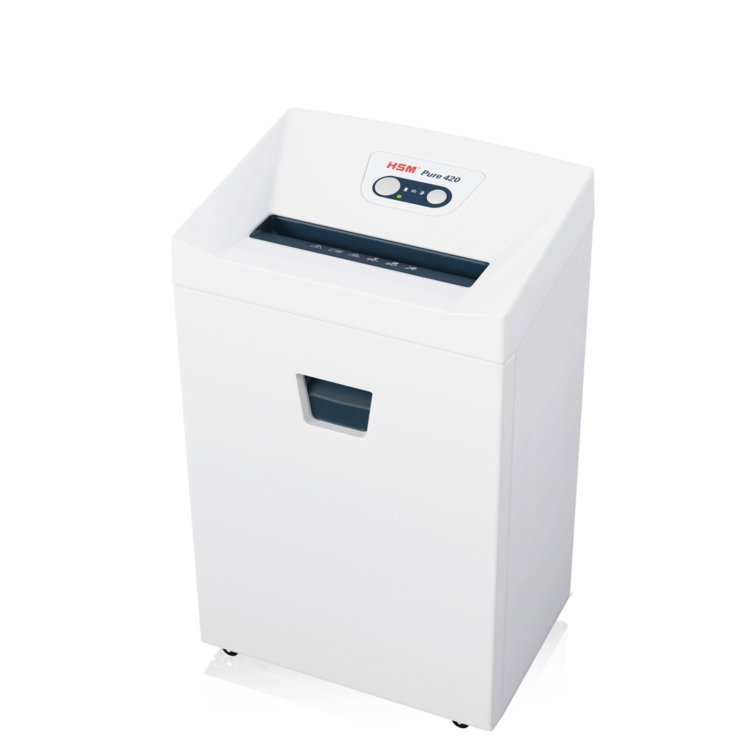 HSM Niszczarka Pure 420, 35L Biała — zdjęcie 1 z 8