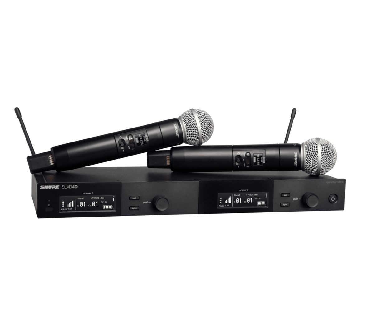 Shure SLXD24DE/SM58-G59 - Podwójny system bezprzewodowy
