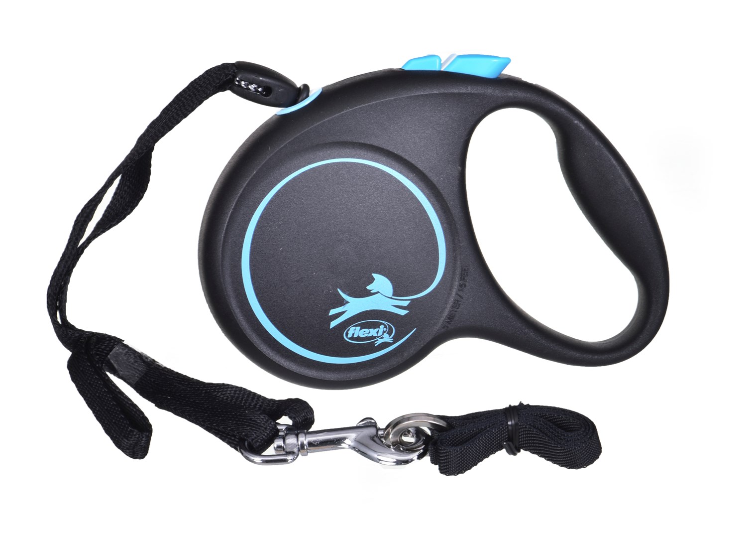 Smycz flexi automatyczna Black Design S 5m - dla psa 15kg — zdjęcie 1 z 4