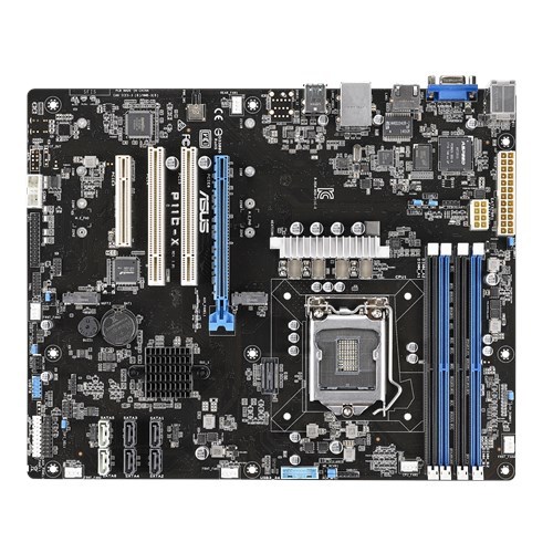 Płyta Serwerowa ASUS P11C-X Xeon E-21XXX, 4xDIMM, 3 LAN — zdjęcie 1 z 4