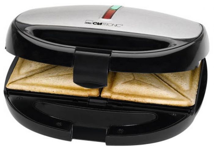 Opiekacz Clatronic ST/WA 3670 (800W; kolor czarny) — zdjęcie 1 z 5
