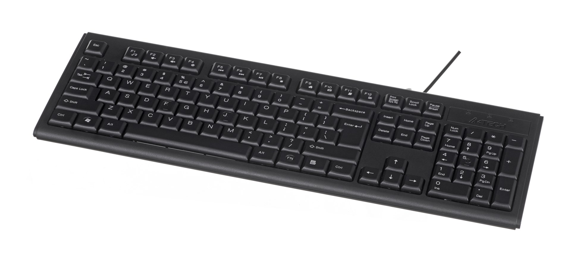 Klawiatura membranowa A4 TECH KR-83 czarna — zdjęcie 1 z 3