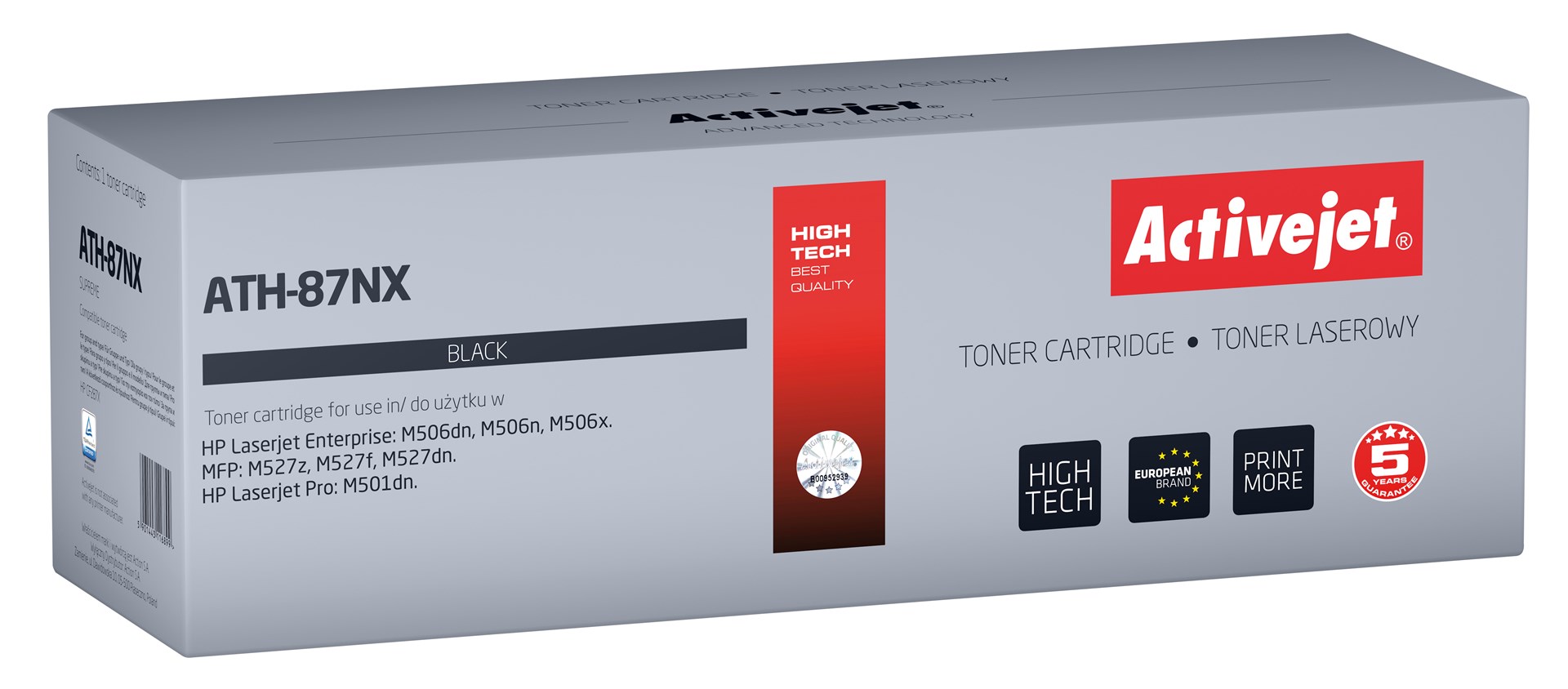 Activejet ATH-87NX Toner Zamiennik HP 87X CF287X