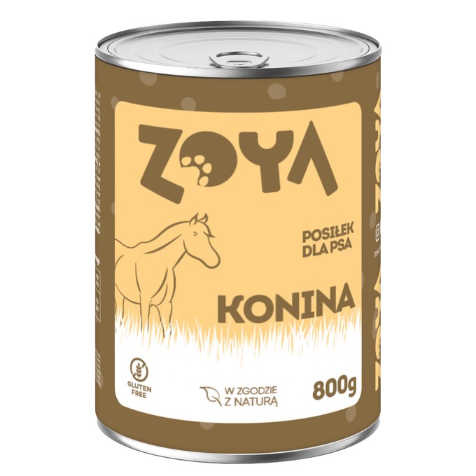 ZOYA Konina - Karma mokra 800g Puszka
