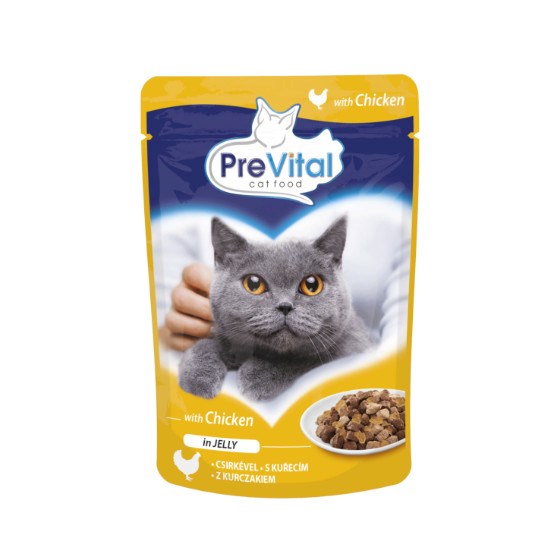 PREVITAL kurczak w galaretce 100g dla kotów — zdjęcie 1 z 5