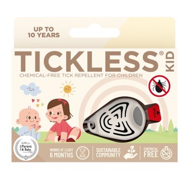 TickLess Beżowy Odstraszacz Kleszczy Dla Dzieci — zdjęcie 1 z 2