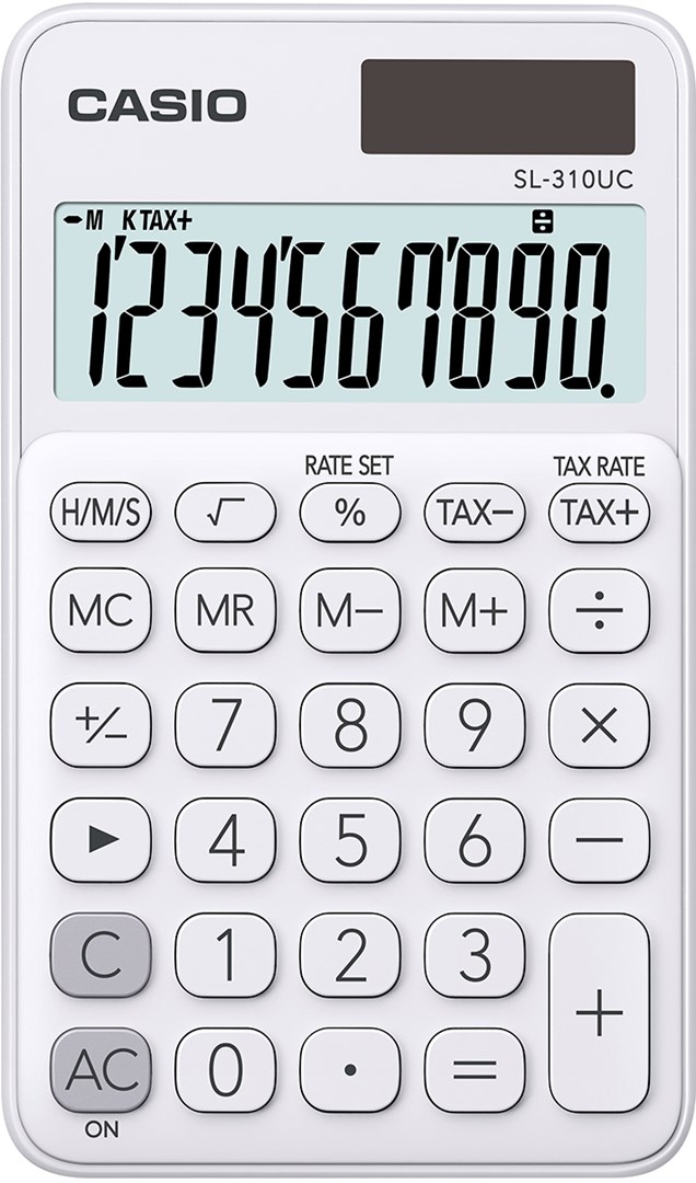 CASIO KALKULATOR KIESZONKOWY SL-310UC-WE BIAŁY