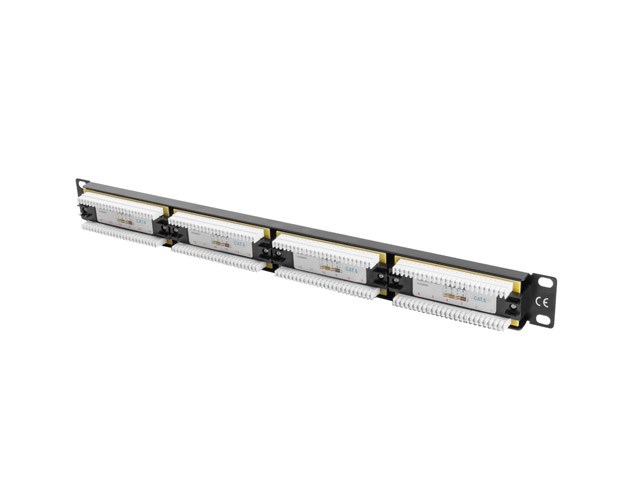 Patch panel Lanberg PPU6-1024-B (1U) — zdjęcie 1 z 5