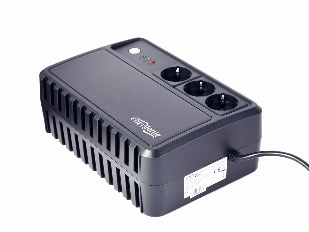 ENERGENIE UPS DESKTOP UPS 1000VA 3X SCHUKO 600W — zdjęcie 1 z 8