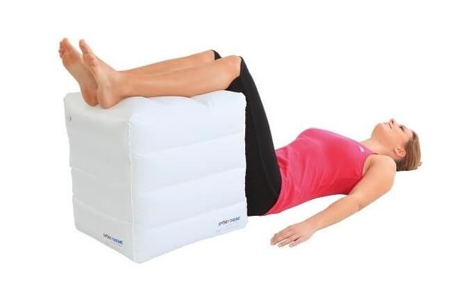 Nadmuchiwana kostka pod nogi biała 30 kg