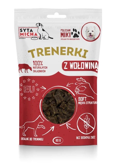 Syta Micha Trenerki z wołowiną - 80g