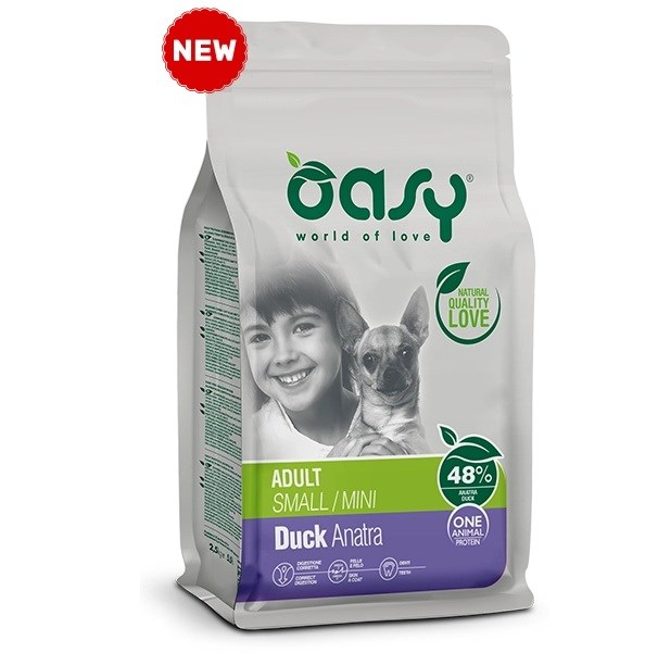 Oasy One Animal Protein Adult Small/Mini Duck 2,5kg