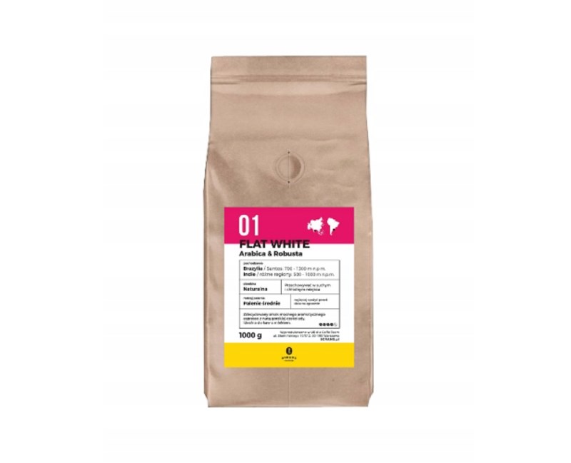 Kawa palona ziarnista 8Grams Flat White 1kg