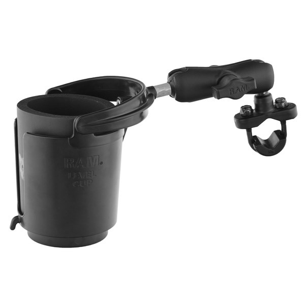 Uchwyt RAM® Level Cup 16oz U-Bolt - szyny .5" - 1,25" — zdjęcie 1 z 5
