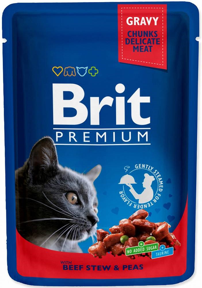 BRIT Premium Cat Beef Stew&Peas - 100 g