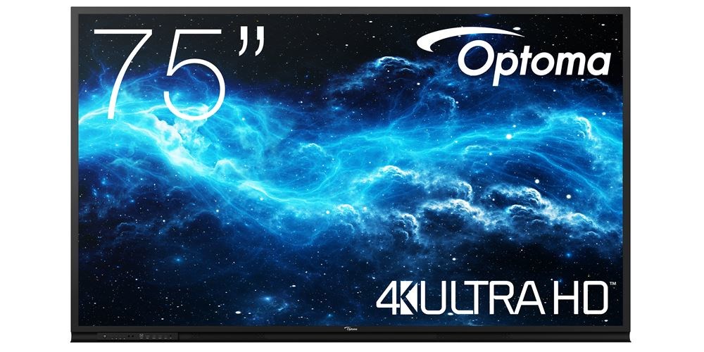MONITOR OPTOMA DOTYKOWY 75" IFP 4K UHD 3752RK — zdjęcie 1 z 8