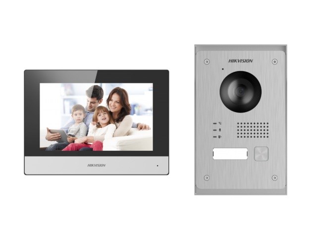 ZESTAW WIDEODOMOFONOWY HIKVISION DS-KIS703Y-P — zdjęcie 1 z 3