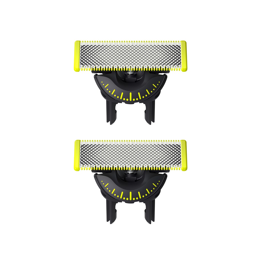Głowice golące Philips QP 420/50 One Blade - 2 głowice srebrne — zdjęcie 1 z 8