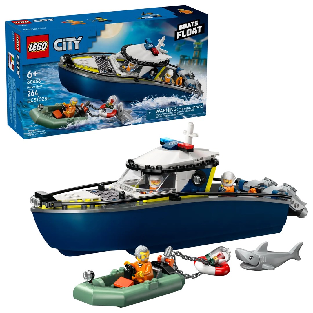 LEGO City 60456 - Pościg łodzią policyjną — zdjęcie 1 z 8